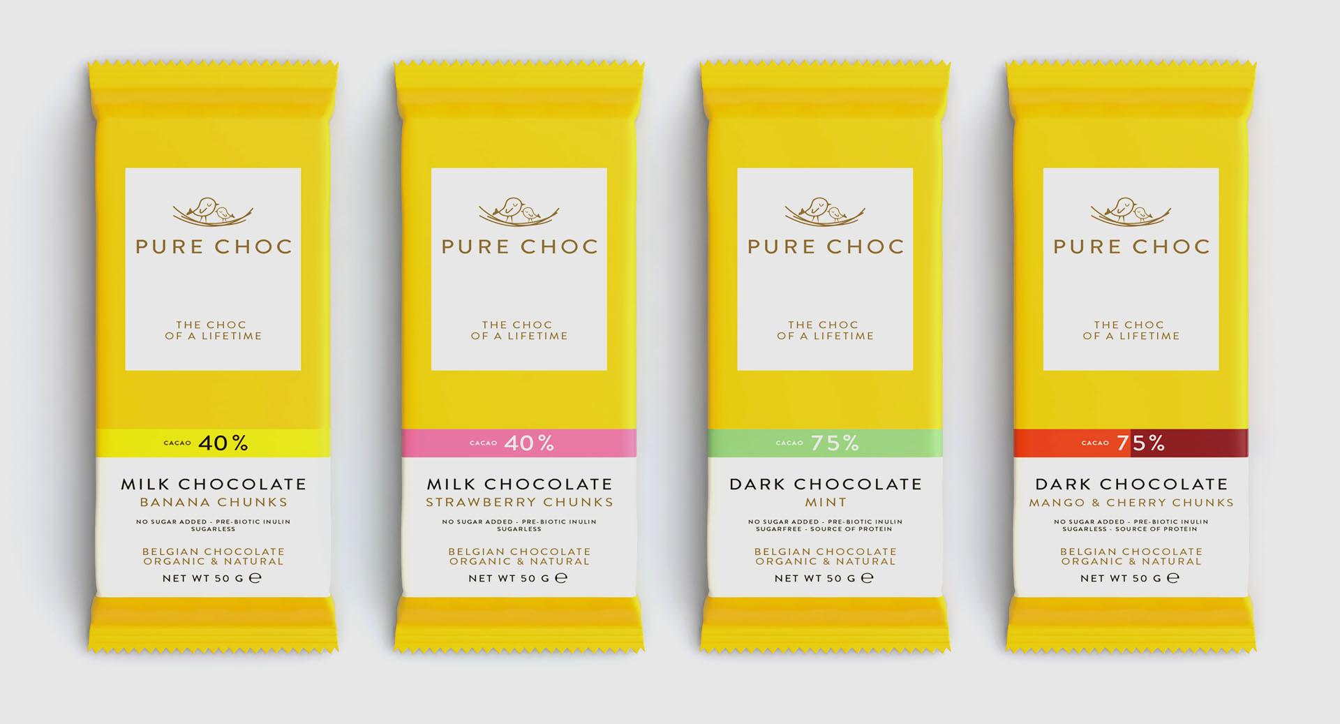 Pure Choc flowpack