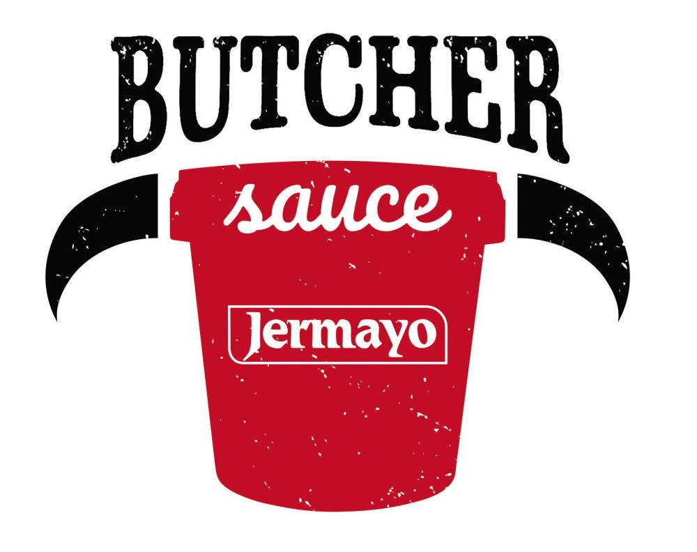 Jermayo - Belgische Sauzen Sedert 1953 - Logo Butcher Sauce