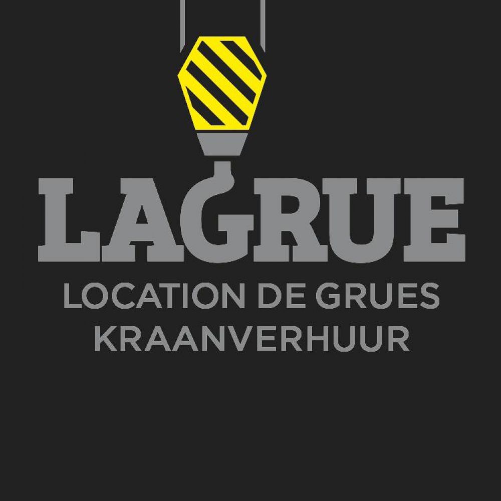 Lagrue - Crane rental - Design logo