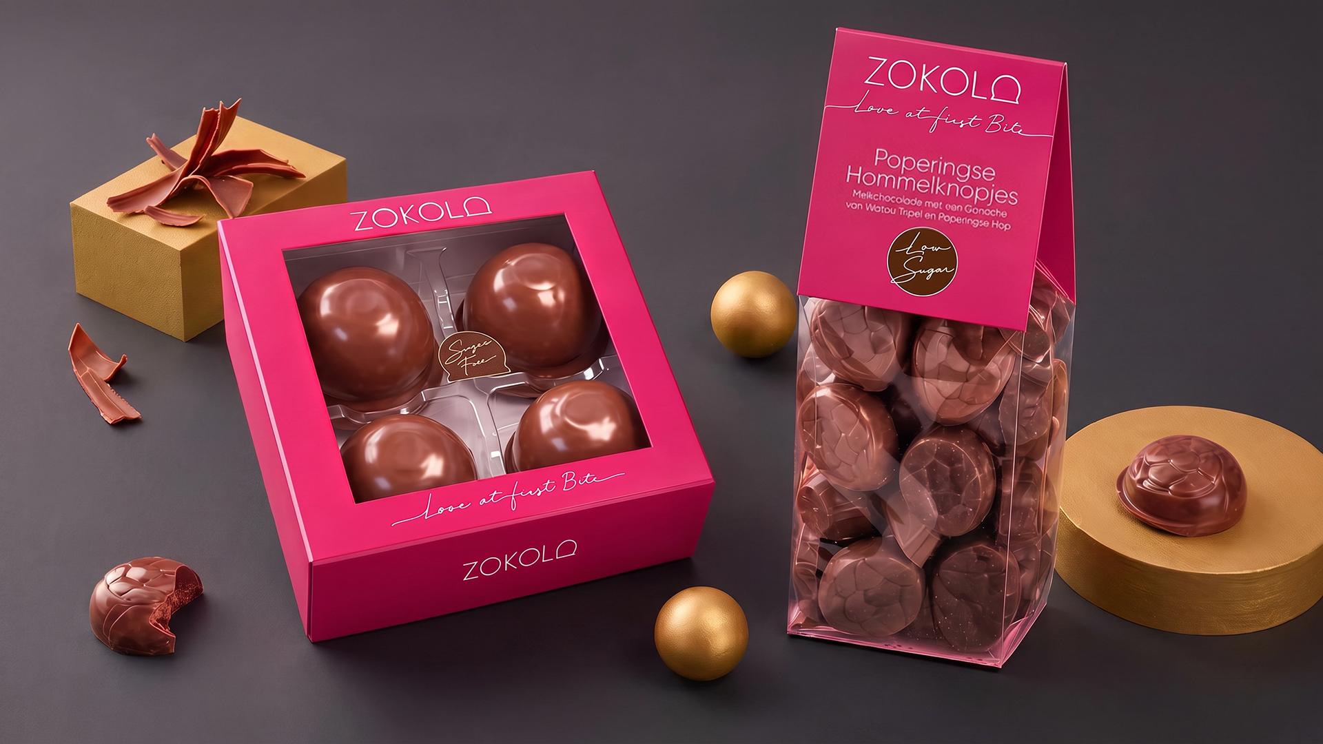 Zokola verleidt chocoladeliefhebbers met hun Poperingse Hommelknopjes en chocoladezoenen. TopOfMind mocht deze zoete zondes... Zokola verleidt chocoladeliefhebbers met hun Poperingse Hommelknopjes en chocoladezoenen. TopOfMind mocht deze zoete zondes...